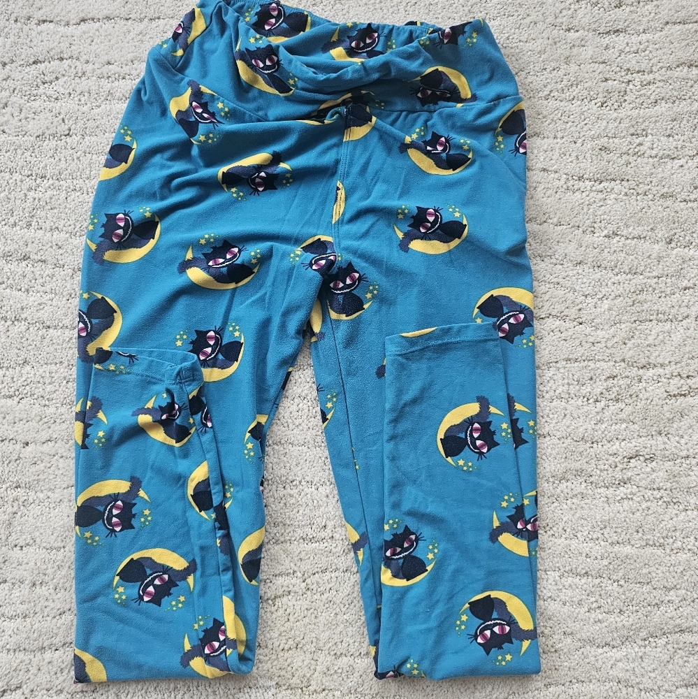 Lularoe OS halloween cat leggings